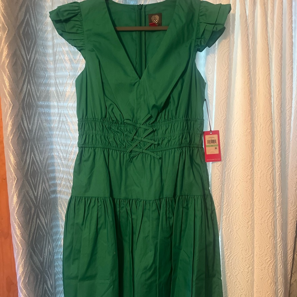 Vince Camuto Green Dress